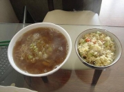 ラーメンに酢を投入